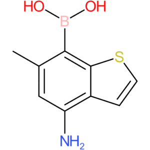 (4-amino-6-methyl-1-benzothiophen-7-yl)boronic acid