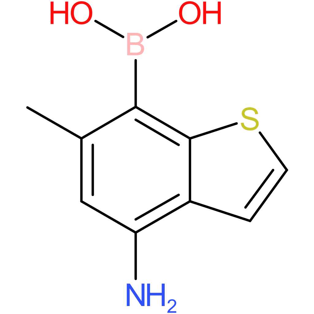 (4-amino-6-methyl-1-benzothiophen-7-yl)boronic acid