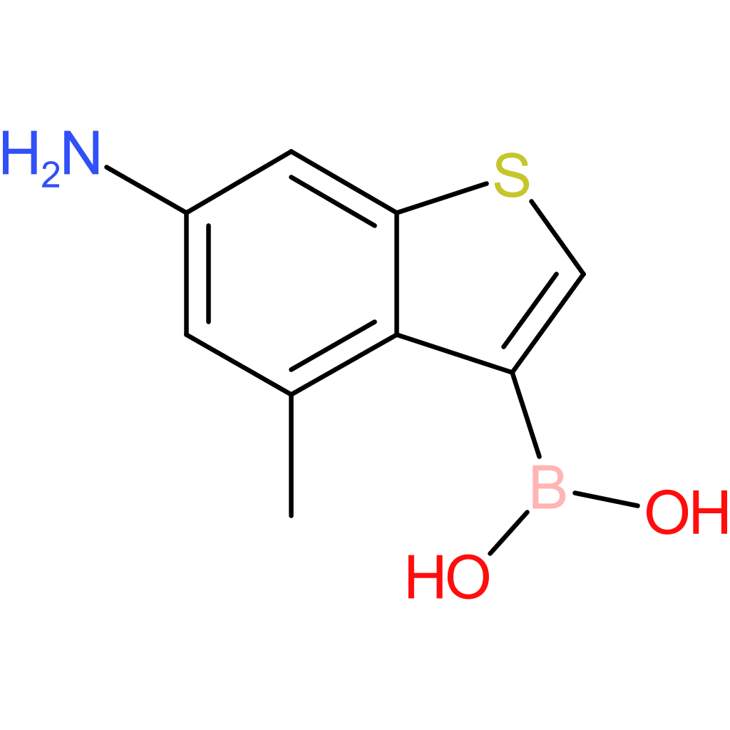 (6-amino-4-methyl-1-benzothiophen-3-yl)boronic acid