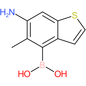 (6-amino-5-methyl-1-benzothiophen-4-yl)boronic acid