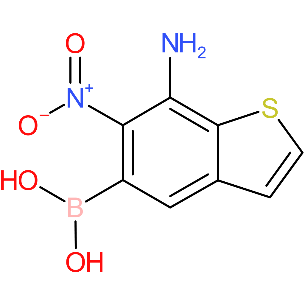 7-amino-6-nitrobenzothiophene-5-boronic acid