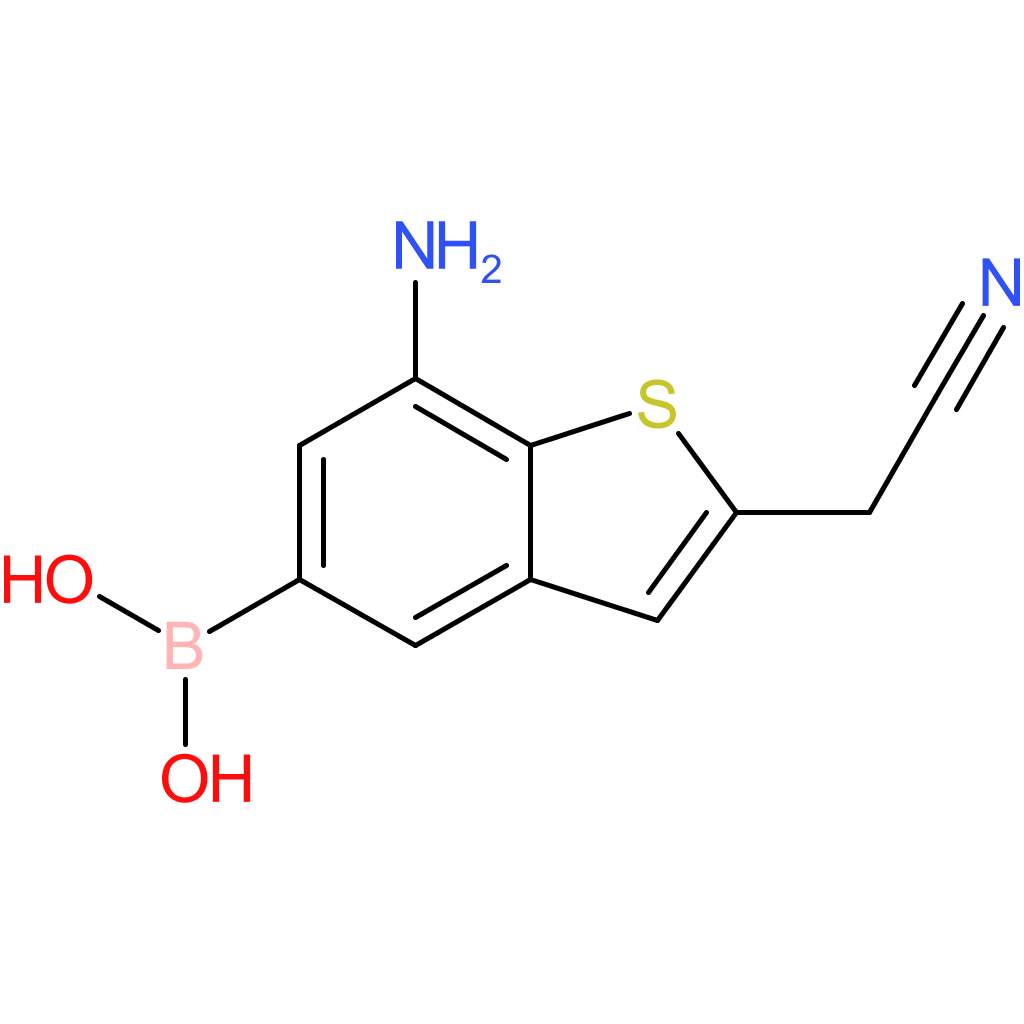 7-amino-5-boronobenzothiophene-2-acetonitrile