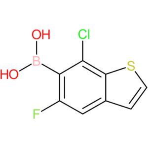 (7-chloro-5-fluoro-1-benzothiophen-6-yl)boronic acid