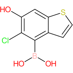 (5-chloro-6-hydroxy-1-benzothiophen-4-yl)boronic acid