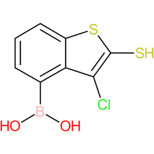 (3-chloro-2-sulfanyl-1-benzothiophen-4-yl)boronic acid