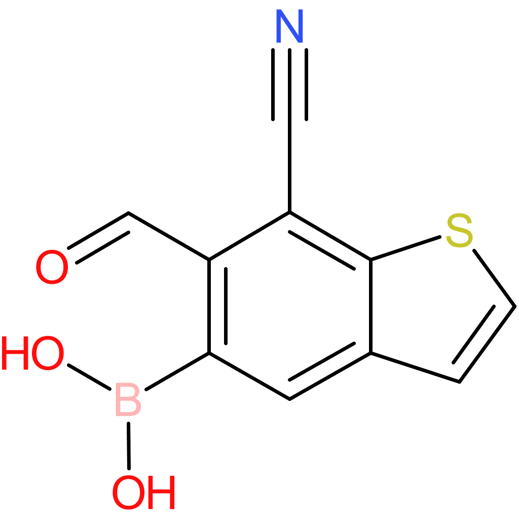 7-cyano-6-formylbenzothiophene-5-boronic acid