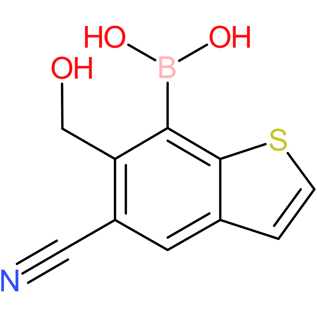 5-cyano-6-(hydroxymethyl)benzothiophene-7-boronic acid