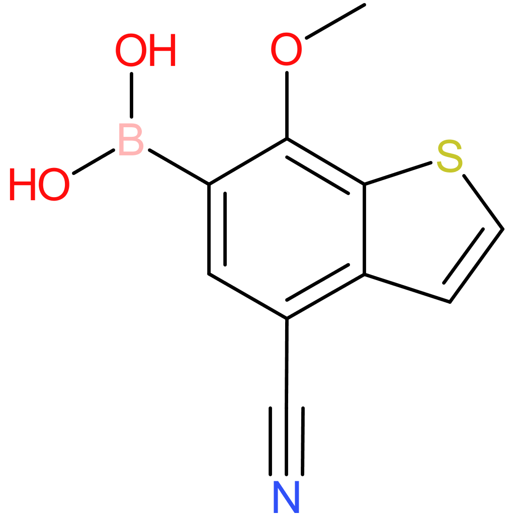 4-cyano-7-methoxybenzothiophene-6-boronic acid