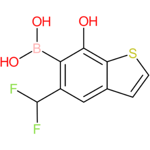 5-(difluoromethyl)-7-hydroxybenzothiophene-6-boronic acid