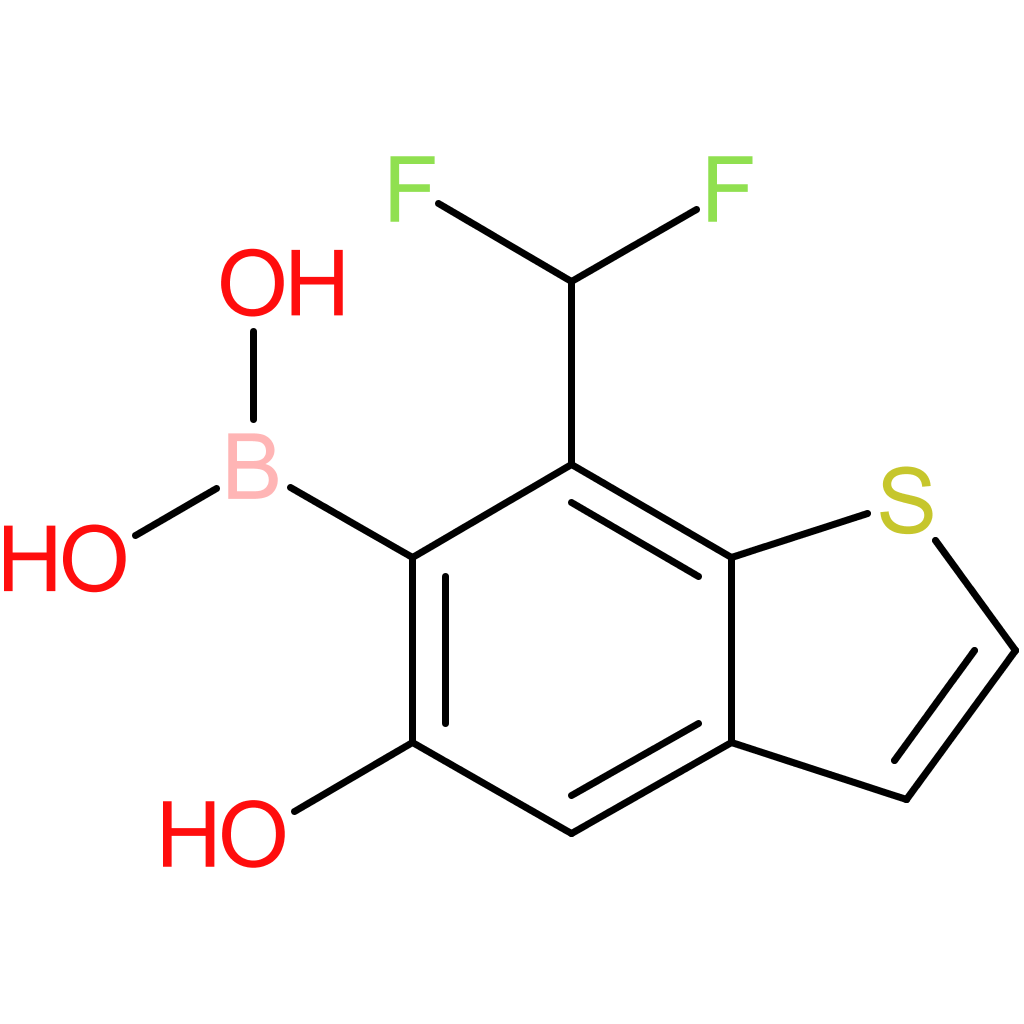 7-(difluoromethyl)-5-hydroxybenzothiophene-6-boronic acid