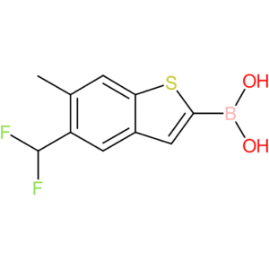 5-(difluoromethyl)-6-methylbenzothiophene-2-boronic acid
