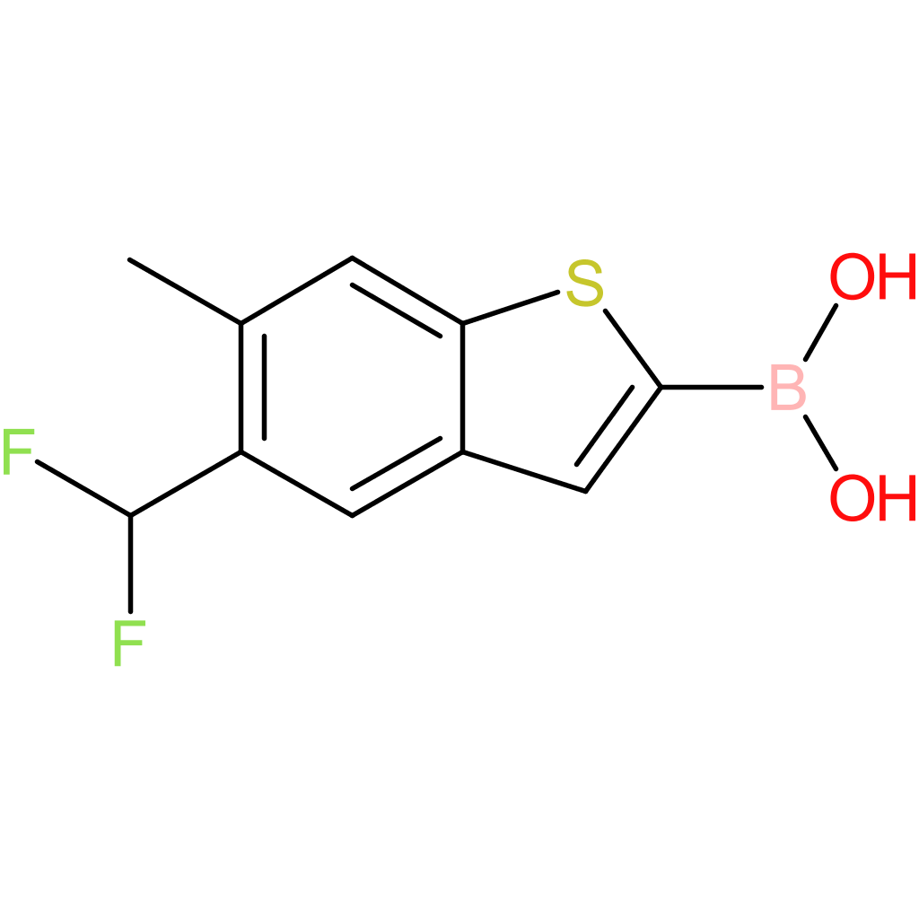 5-(difluoromethyl)-6-methylbenzothiophene-2-boronic acid