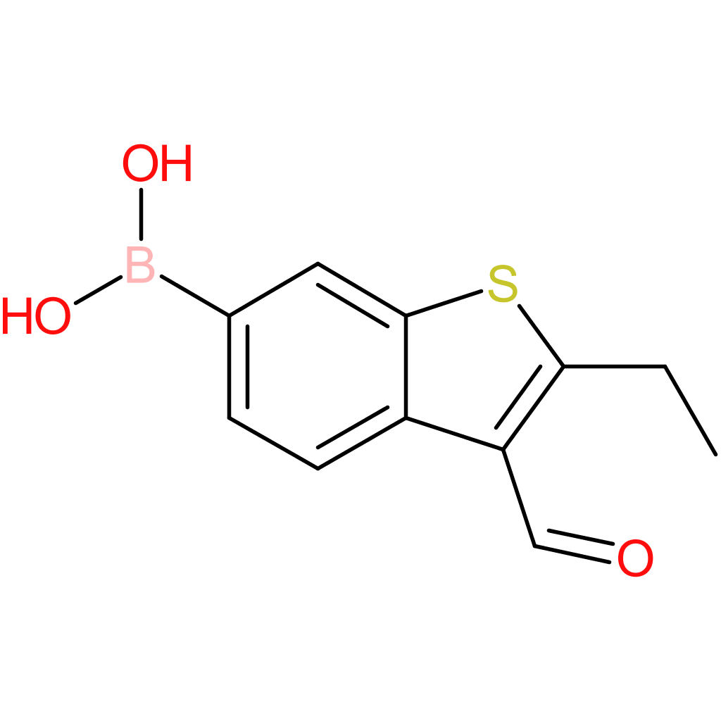 2-ethyl-3-formylbenzothiophene-6-boronic acid