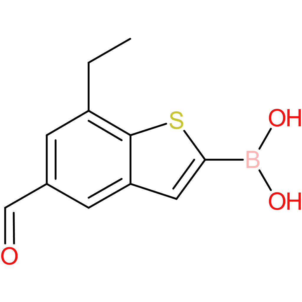 7-ethyl-5-formylbenzothiophene-2-boronic acid