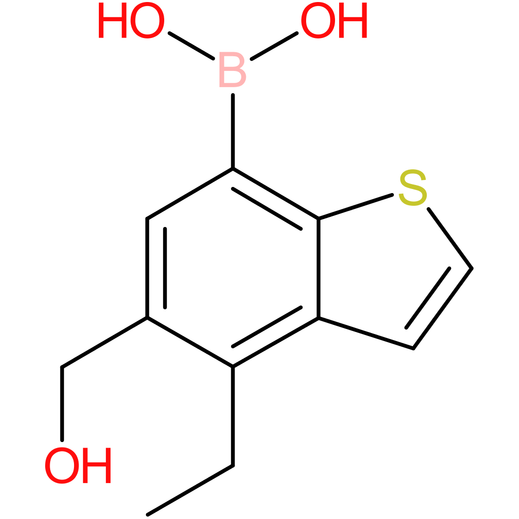 4-ethyl-5-(hydroxymethyl)benzothiophene-7-boronic acid