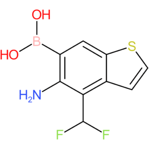 5-amino-4-(difluoromethyl)benzothiophene-6-boronic acid