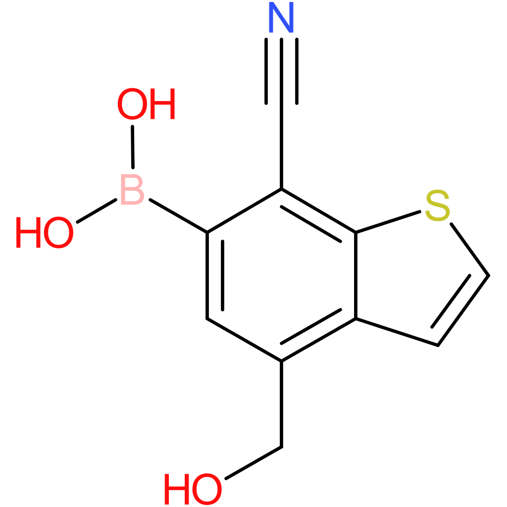7-cyano-4-(hydroxymethyl)benzothiophene-6-boronic acid