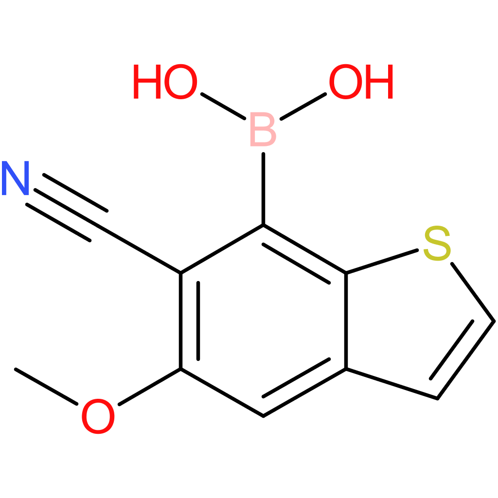 6-cyano-5-methoxybenzothiophene-7-boronic acid