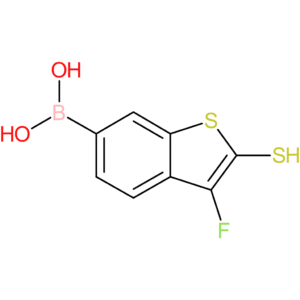 3-fluoro-2-mercaptobenzothiophene-6-boronic acid