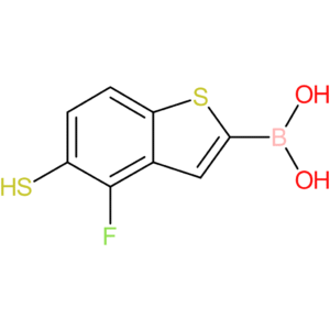 4-fluoro-5-mercaptobenzothiophene-2-boronic acid