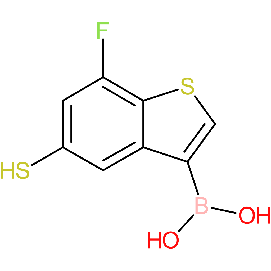 (7-fluoro-5-sulfanyl-1-benzothiophen-3-yl)boronic acid