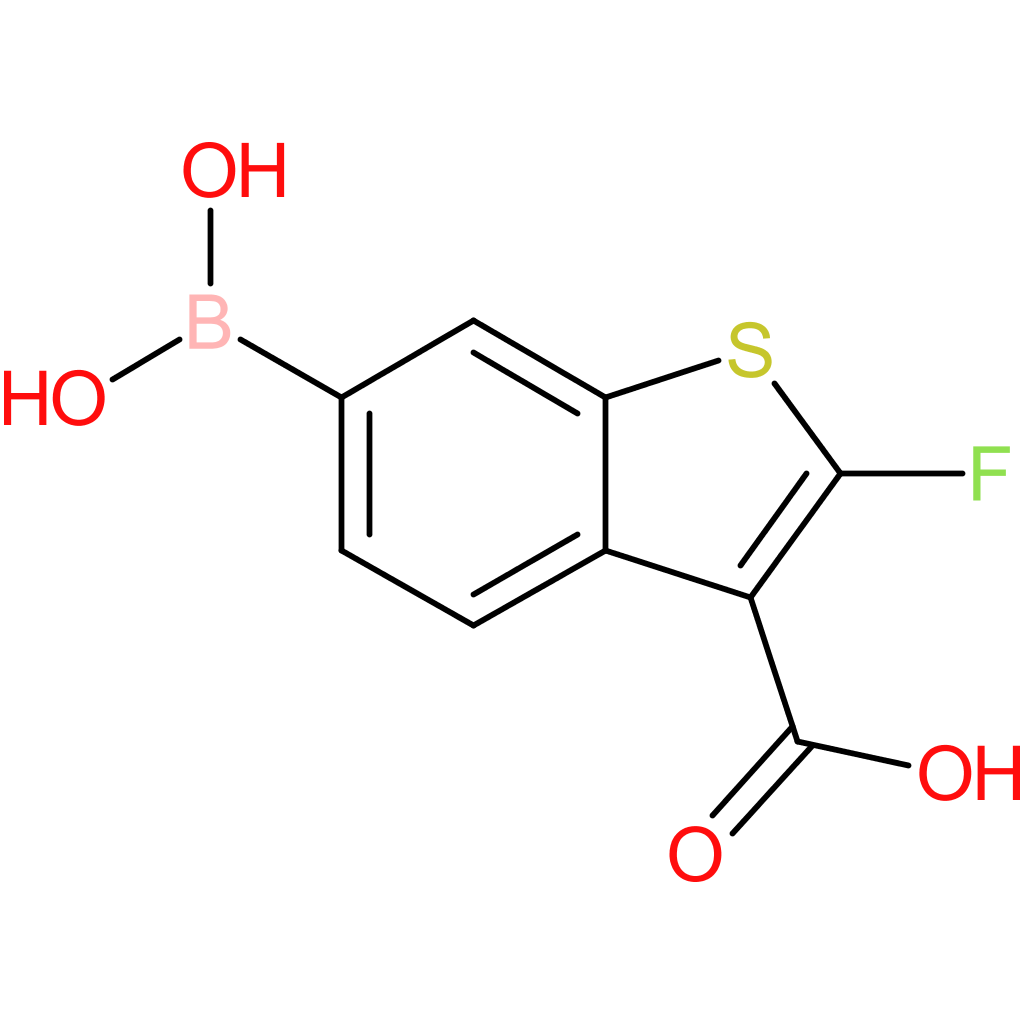 3-carboxy-2-fluorobenzothiophene-6-boronic acid
