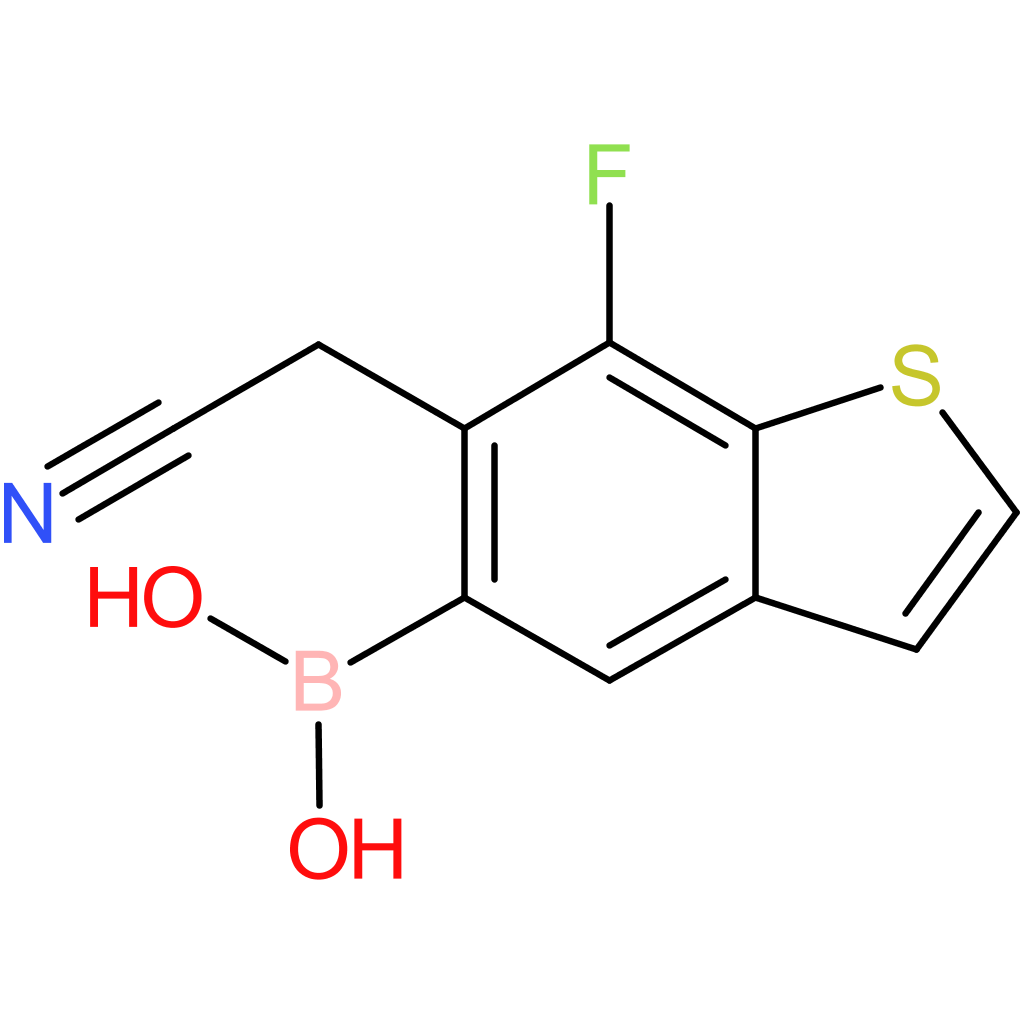 5-borono-7-fluorobenzothiophene-6-acetonitrile