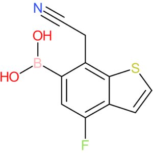 6-borono-4-fluorobenzothiophene-7-acetonitrile