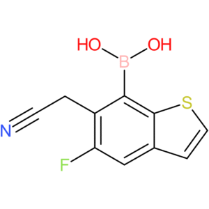 7-borono-5-fluorobenzothiophene-6-acetonitrile