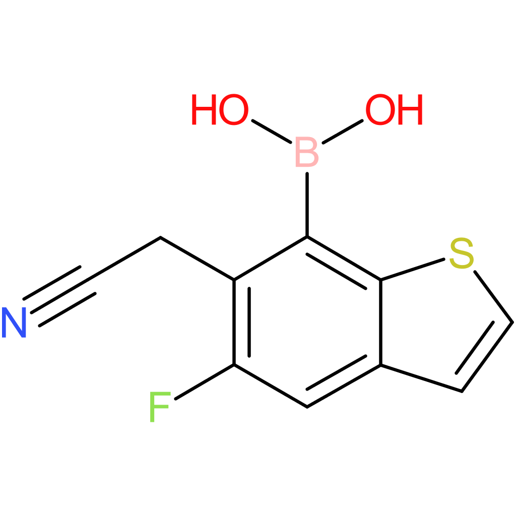 7-borono-5-fluorobenzothiophene-6-acetonitrile