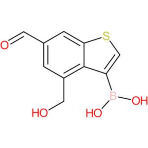 6-formyl-4-(hydroxymethyl)benzothiophene-3-boronic acid