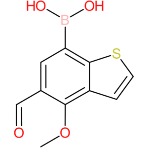 5-formyl-4-methoxybenzothiophene-7-boronic acid