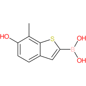 (6-hydroxy-7-methyl-1-benzothiophen-2-yl)boronic acid