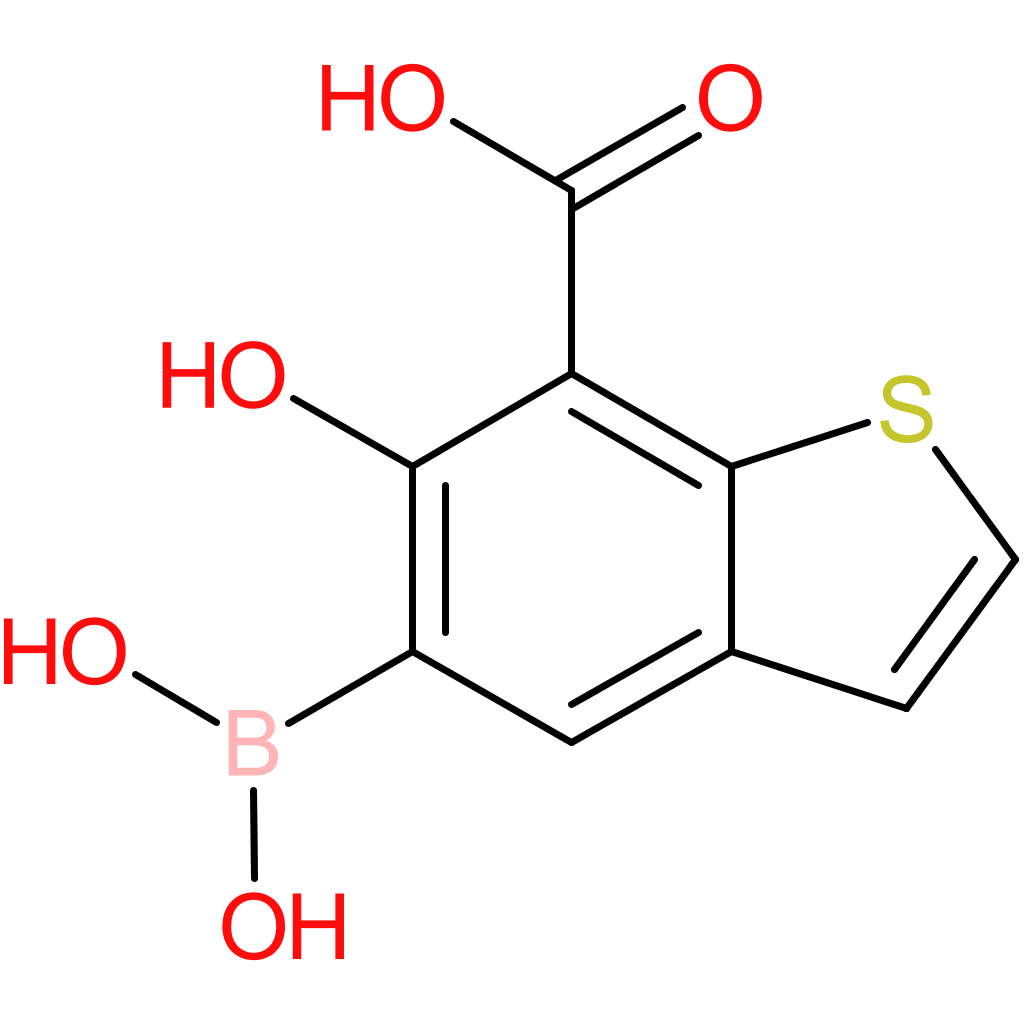 7-carboxy-6-hydroxybenzothiophene-5-boronic acid