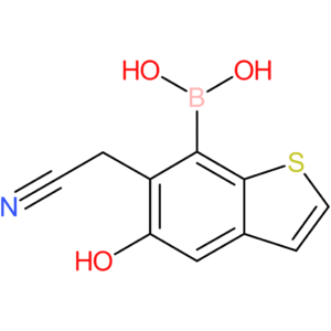 7-borono-5-hydroxybenzothiophene-6-acetonitrile