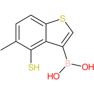 (5-methyl-4-sulfanyl-1-benzothiophen-3-yl)boronic acid