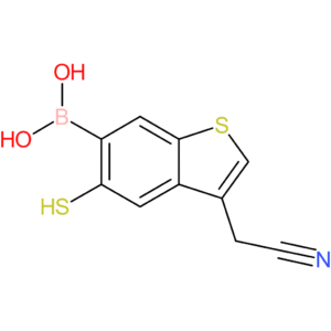 6-borono-5-mercaptobenzothiophene-3-acetonitrile