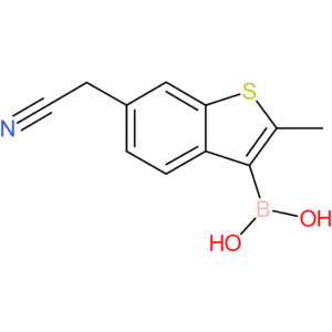 3-borono-2-methylbenzothiophene-6-acetonitrile