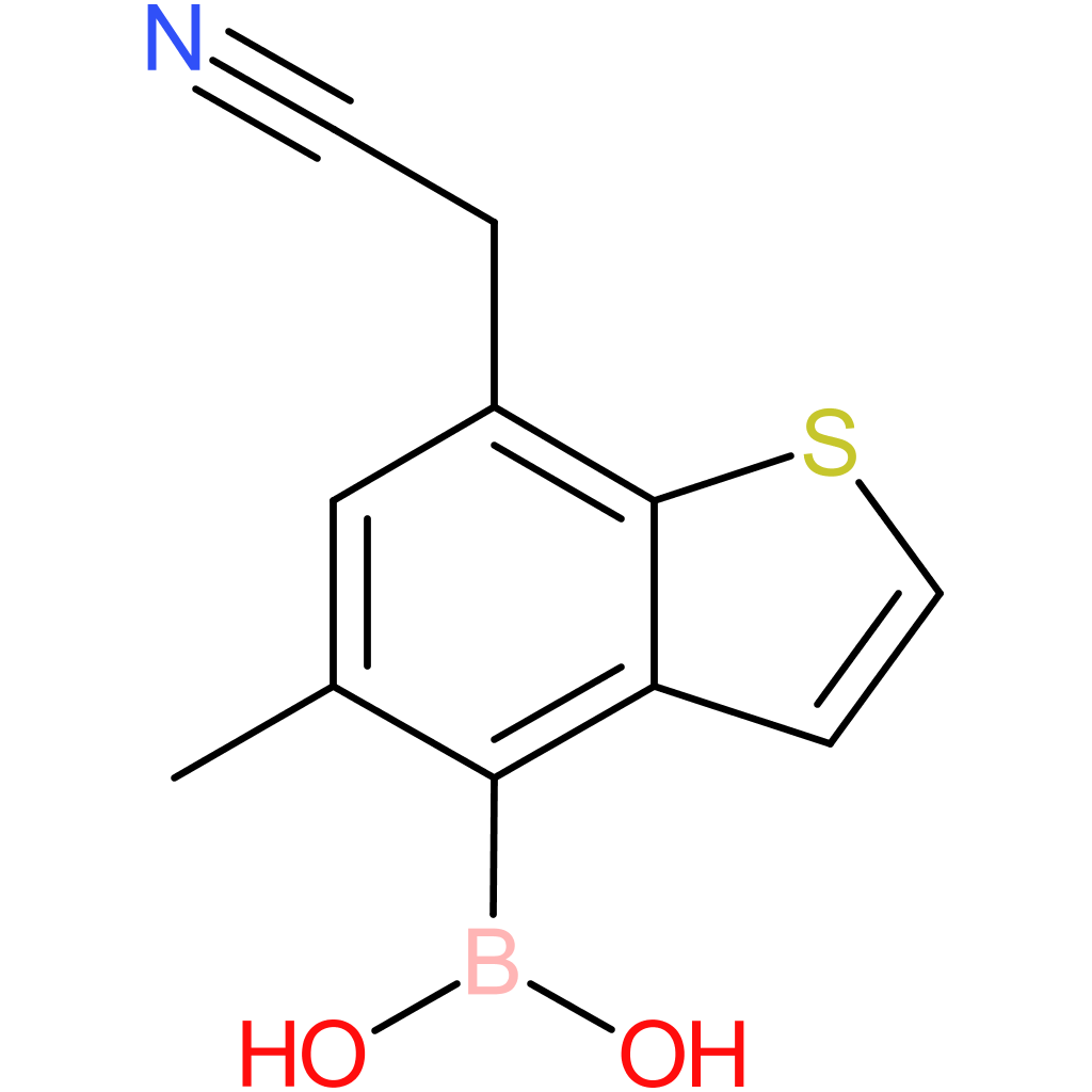 4-borono-5-methylbenzothiophene-7-acetonitrile