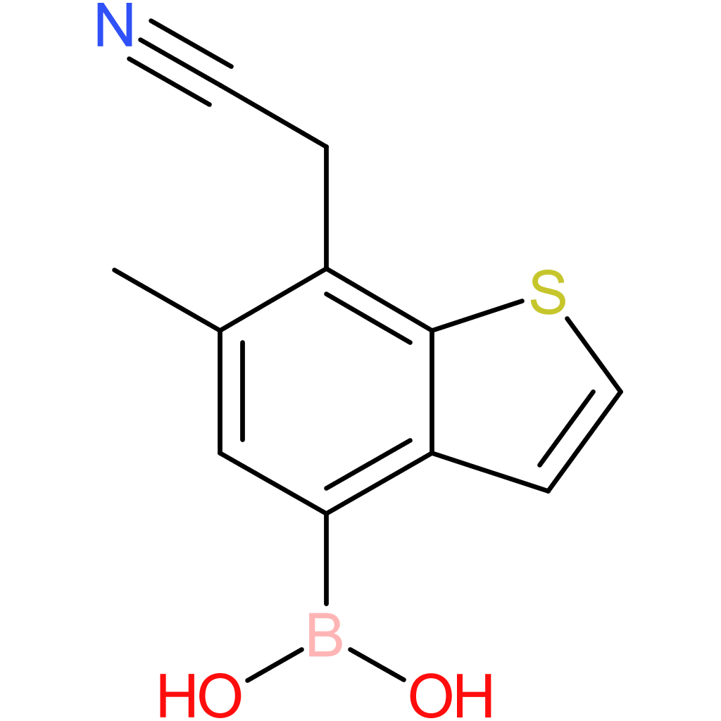 4-borono-6-methylbenzothiophene-7-acetonitrile