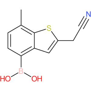 4-borono-7-methylbenzothiophene-2-acetonitrile