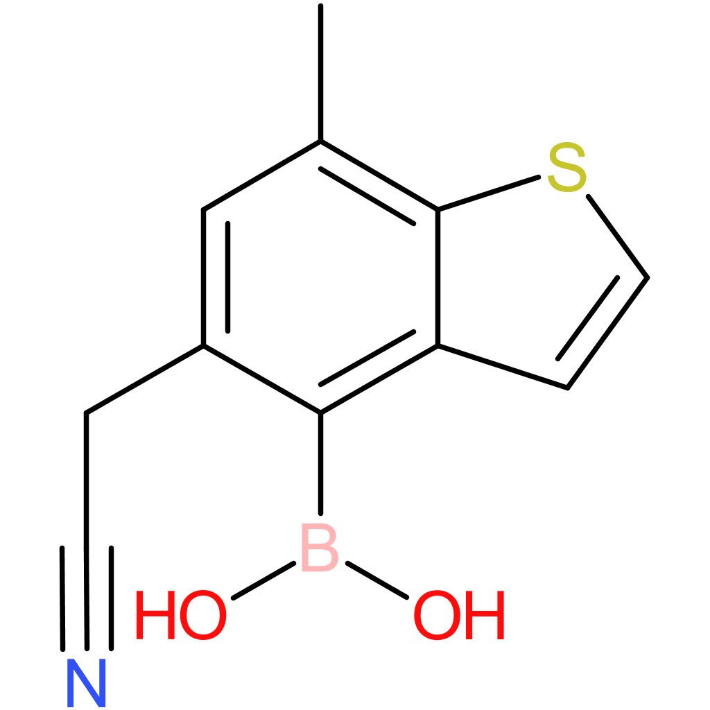 4-borono-7-methylbenzothiophene-5-acetonitrile