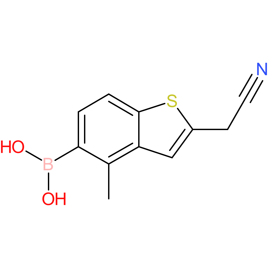 5-borono-4-methylbenzothiophene-2-acetonitrile