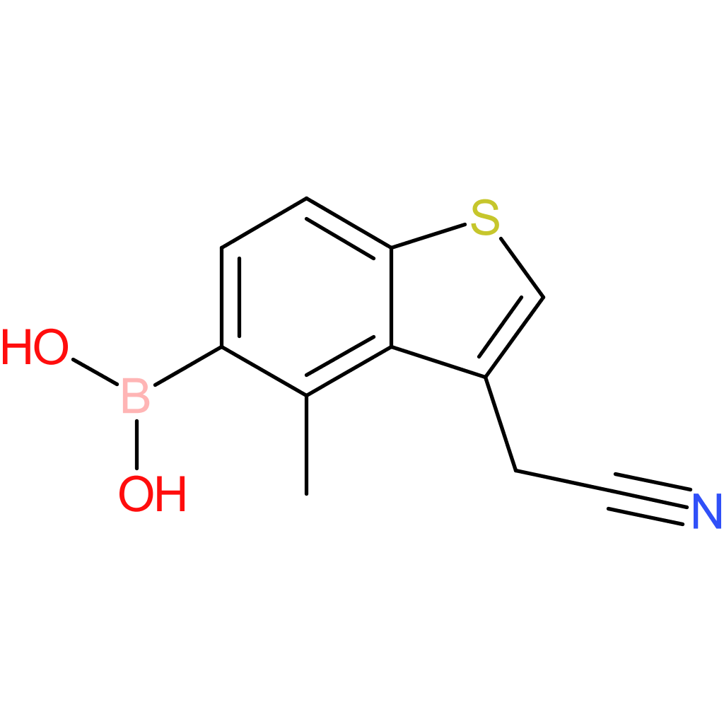 5-borono-4-methylbenzothiophene-3-acetonitrile