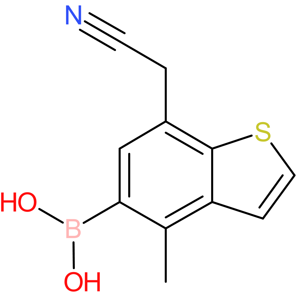 5-borono-4-methylbenzothiophene-7-acetonitrile