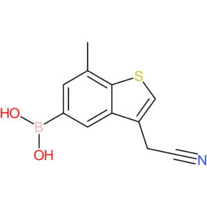 5-borono-7-methylbenzothiophene-3-acetonitrile