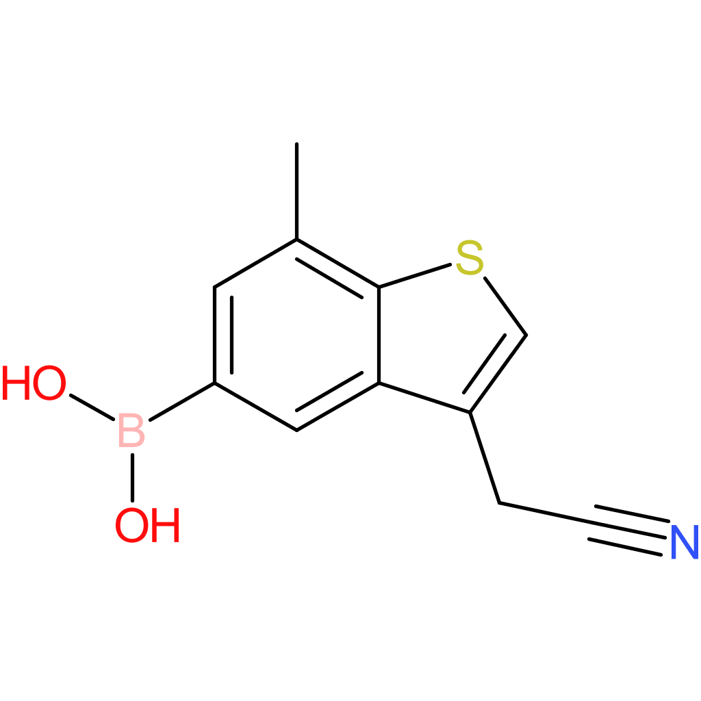 5-borono-7-methylbenzothiophene-3-acetonitrile