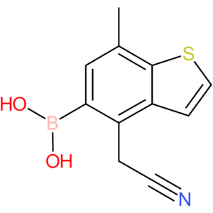5-borono-7-methylbenzothiophene-4-acetonitrile