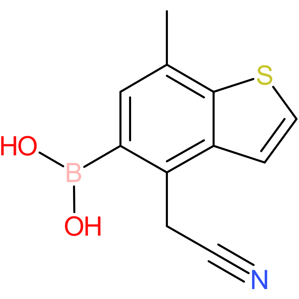 5-borono-7-methylbenzothiophene-4-acetonitrile