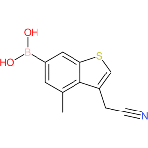 6-borono-4-methylbenzothiophene-3-acetonitrile
